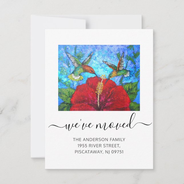 Anúncio Movimentamos o Script de Nome do Hummingbird (Frente)