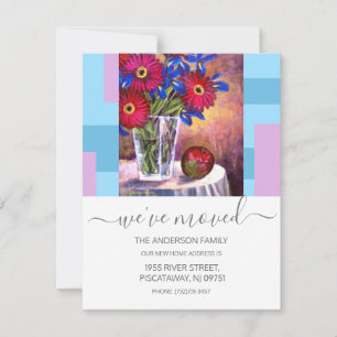 Anúncio Movimentamos o texto do script Vase Floral Vermelh