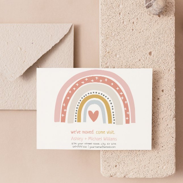 Anúncio Movimento Arco-Íris Rosa Moderno (Get into the holiday spirit with a heartfelt christmas post card! 🎅)