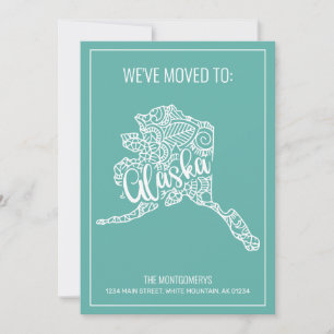 Anúncio Movimento de Boho Teal Floral Mandala Alasca