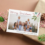 Anúncio Movimento de Natal de Folhagem de Férias Feriadas<br><div class="desc">Anúncio de Movimentação de Natal do Berry Foliage no Feriado de Foto</div>