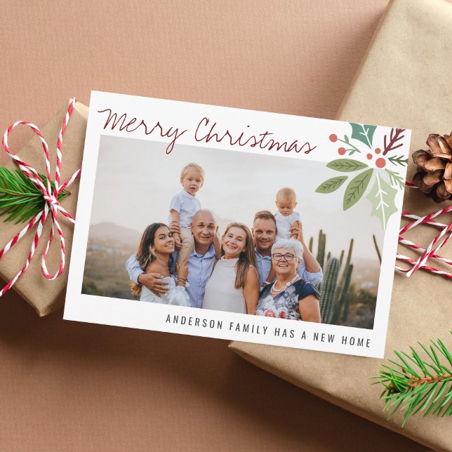 Anúncio Movimento de Natal de Folhagem de Férias Feriadas (Criador carregado)