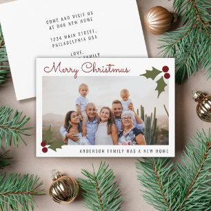 Anúncio Movimento Feliz Natal Família Foto Feriado de Cere