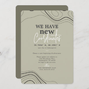 Anúncio Movimento Verde de Novas Coordenadas Modernas