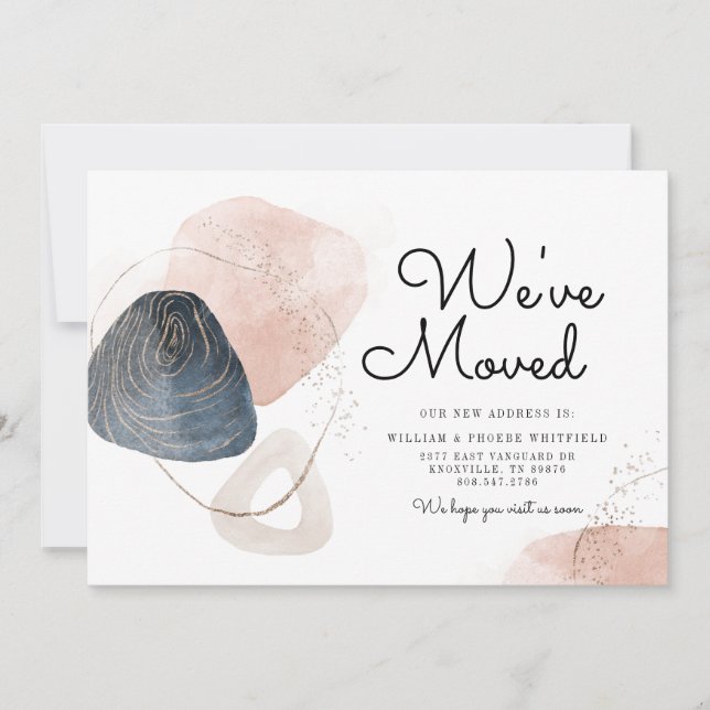 Anúncio Mudamos de Endereço em Movimento (Frente)