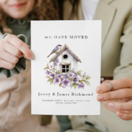 Anúncio Mudámos - novo endereço na casa dos pássaros