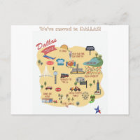 Mudamos para o cartão postal de Dallas Texas