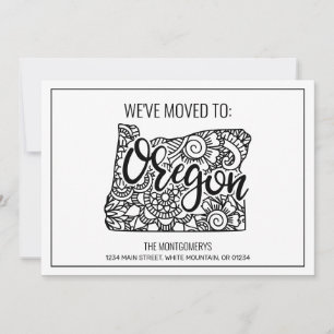 Anúncio Mudamos para Oregon State Floral Mandala