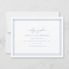 Anúncio Mudança de Data de Casamento na Janela Chic