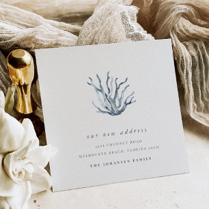 Anúncio Mudança de Endereço Azul Costeira Coral Mudança de