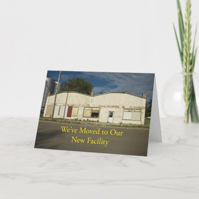 Anúncio Mudança de endereço: nova instalação (Frente)