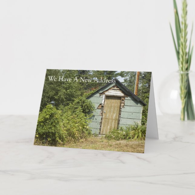 Anúncio Mudança de endereço: porta de necessidades (Frente)