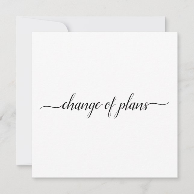 Anúncio Mudança de Planos Casamento Cancelado ou Reagendad (Frente)