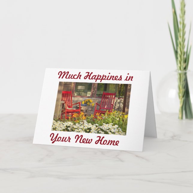 ANÚNCIO MUITA FELICIDADE EM "SUA NOVA CASA" (Frente)