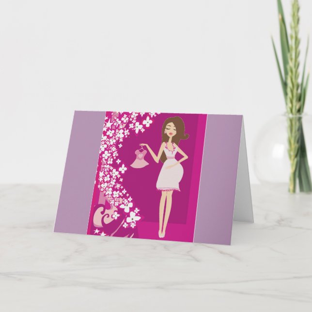 Anúncio mulher grávida morena (Frente)