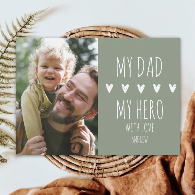 Anúncio My Dad My Hero Scrip 1 Photo for Dad (Criador carregado)