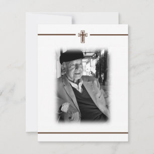 Anúncio Na foto religiosa da observação da morte de