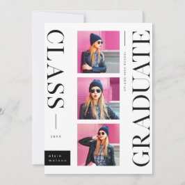 Anúncio Na moda mínimo moderno | Graduação de várias fotos