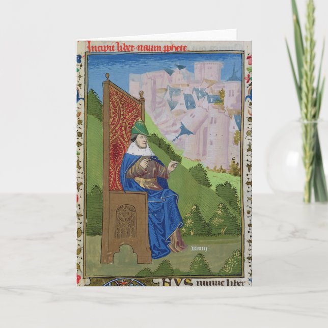 Anúncio Nahum anuncia a destruição de Nineveh (Frente)