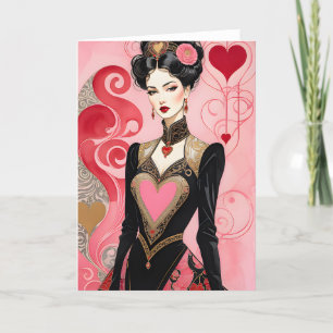 Anúncio Namorados Rosa, Dama de Vestido Cardíaco