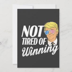 Anúncio Não Cansado de ganhar o dia de posse de Trump Maga
