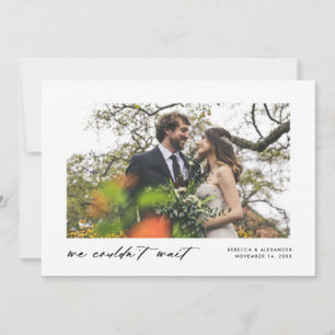 Anúncio Não podíamos esperar Elopement