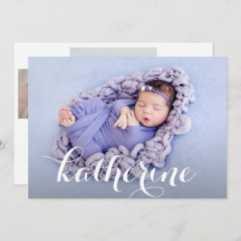 Anúncio Nascimento da Colagem de Fotos Simples