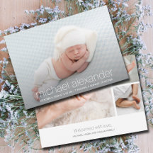 Nascimento da Foto do Bebê Moderno