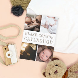 Anúncio Nascimento da Foto do Nome Clássico