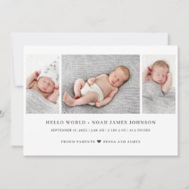 Anúncio Nascimento da Foto Moderno 3