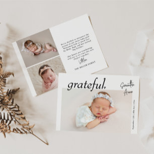 Anúncio Nascimento de Foto de Bebê da Paisagem Moderna Mín