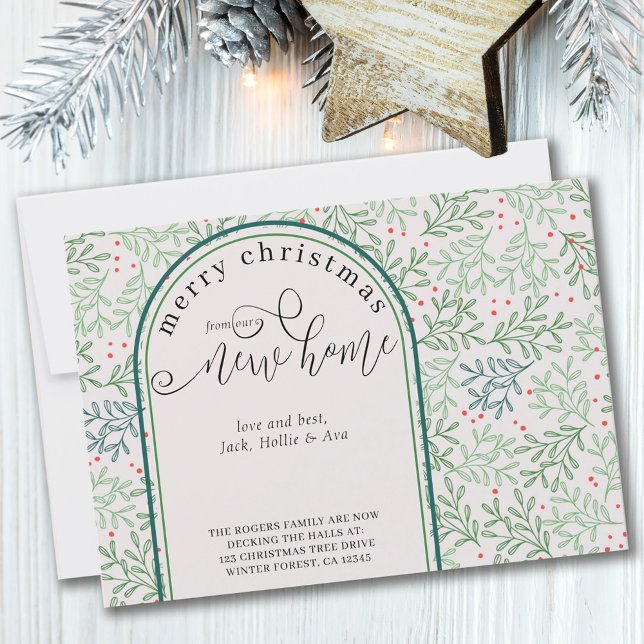 Anúncio Natal do New House Winter Greenery Moving (Criador carregado)