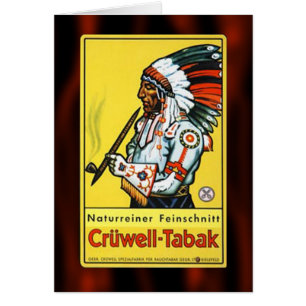 Anúncio natural do tabaco do vintage