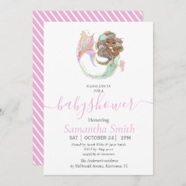 Anúncio Náutica do Chá de fraldas de Sereia