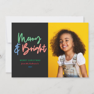 Anúncio Néon colorido moderno e brilhante Natal