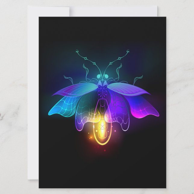 Anúncio Neon Firefly a preto (Frente)