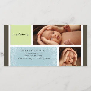 Anúncio neutro de Cartões de fotos de bebê
