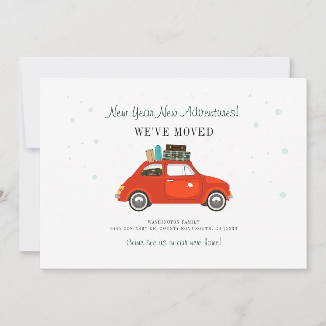 Anúncio New Adventures Simple Change of Address Moving (Frente)