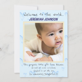 Anúncio New Arrival Baby Boy