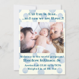 Anúncio New Arrival Baby Boy