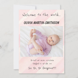 Anúncio New Arrival Baby Girl