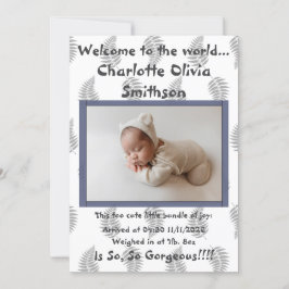 Anúncio New Arrival Baby Girl