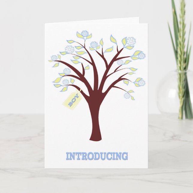 Anúncio New Baby Boy (Frente)