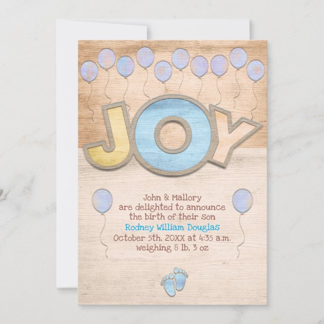 Anúncio Newborn Boy Boy (Frente)