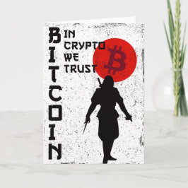 Anúncio No Crypto We Trust- Bitmoney Samurai
