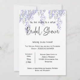 Anúncio no Facebook do Chá de casamento Bridal Vir