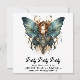 Anúncio Noiva Borboleta Hairstrena Mecânica Steampunk 