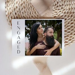 Anúncio Noivado Russo Floral da Magolia Branca