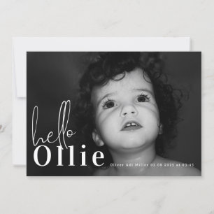 Anúncio Nome do Script Hello Nome de Foto Minimalista Neut