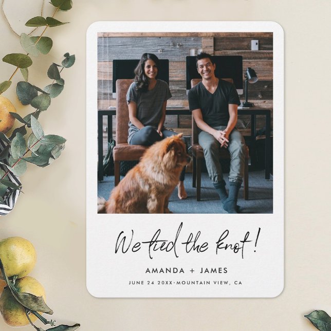 Anúncio Nós amarramos o nó! Elopement Wedding (Criador carregado)